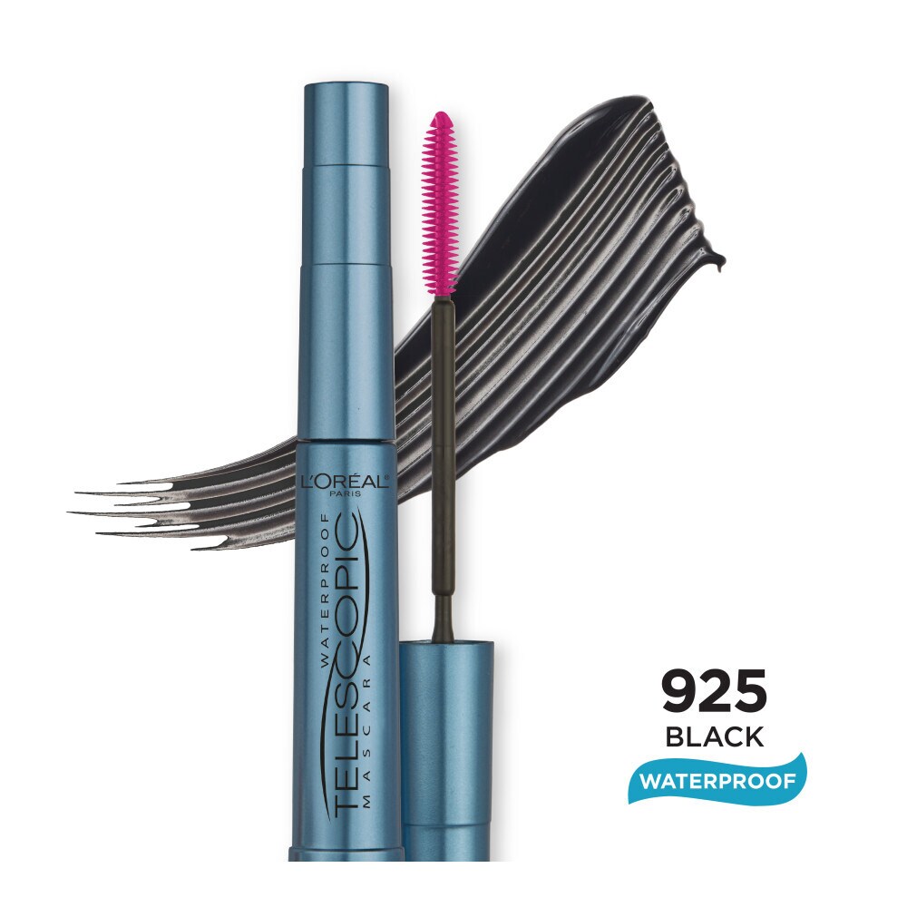 Loreal Paris Telescopic Waterproof Mascara – Máscara de Pestañas Negra a Prueba de Agua