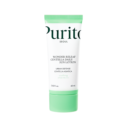 PURITO Seoul Wonder Releaf Centella Daily Sun Lotion SPF 50+ 60 ml | Protector Solar Facial