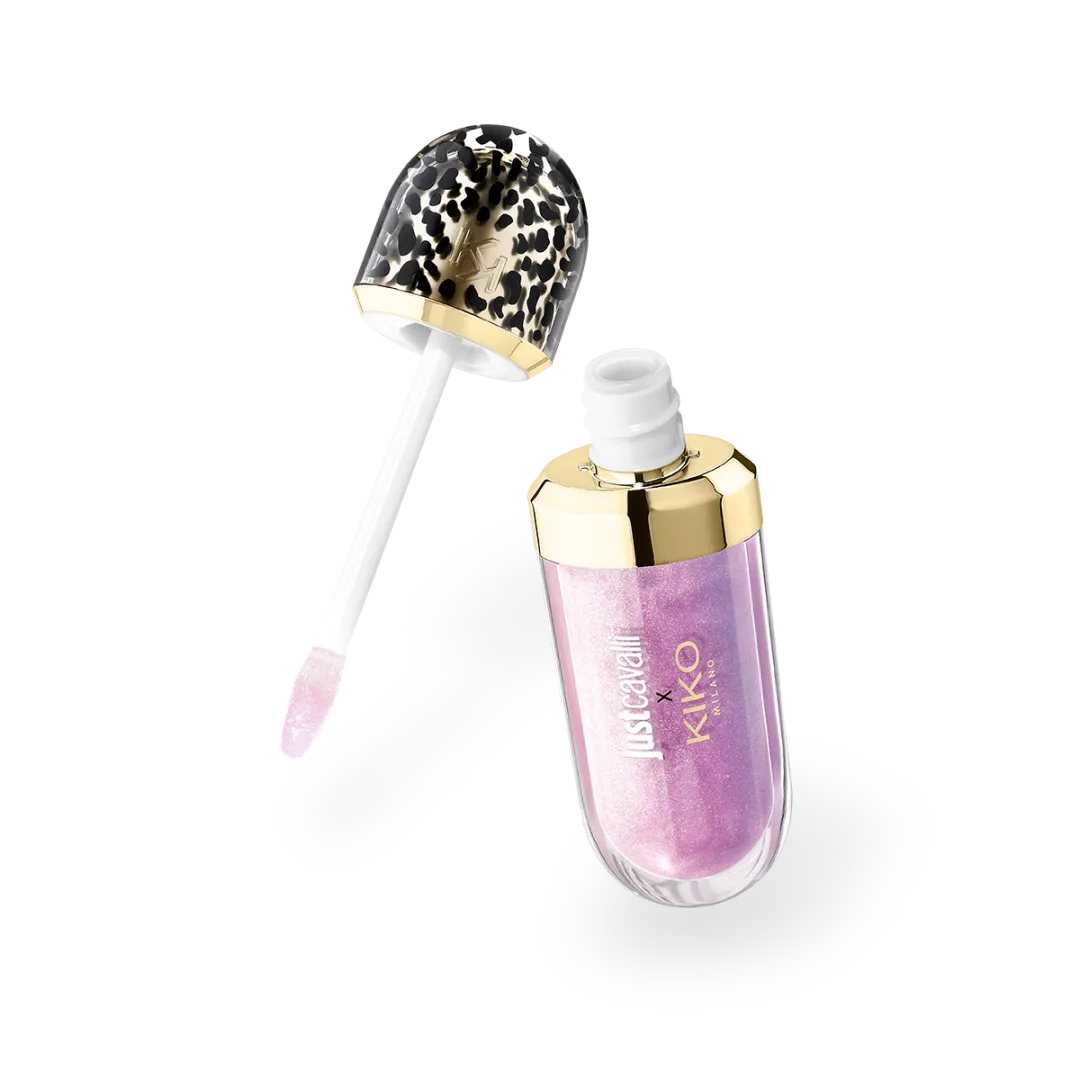 KIKO Milano X Just Cavalli 3D Hydra Lip Gloss Rebel Edition – Gloss Labial Hidratante Efecto 3D Edición Limitada