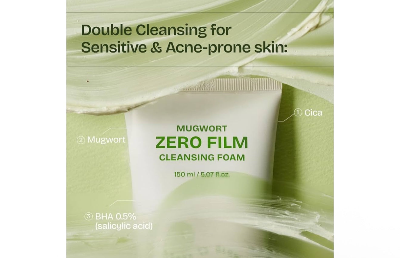 Orien Mugwort Zero Film Cleansing Foam image 1