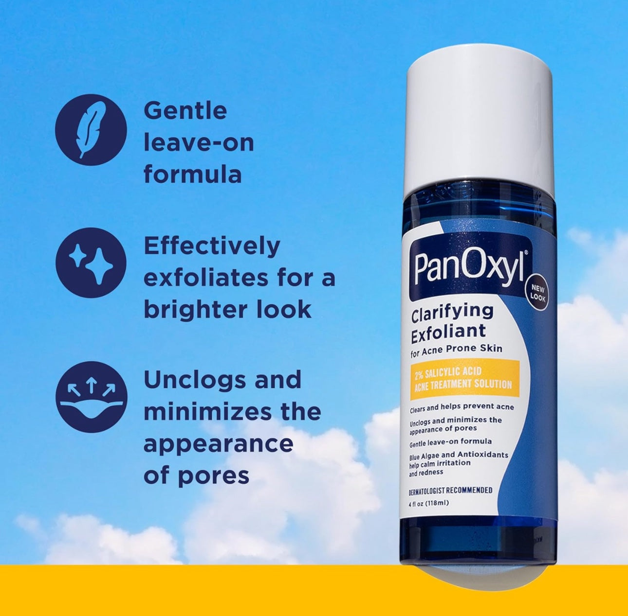 PanOxyl Exfoliante aclarante con ácido salicílico al 2% image 1