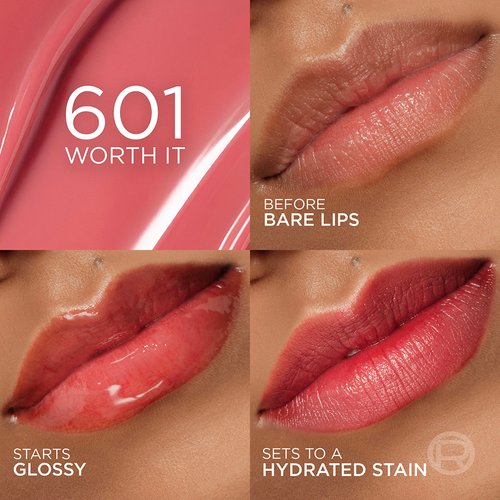 L'Oréal Paris Hyaluron Tint Lip Stain Serum – Hydrating Lip Tint with Hyaluronic Acid