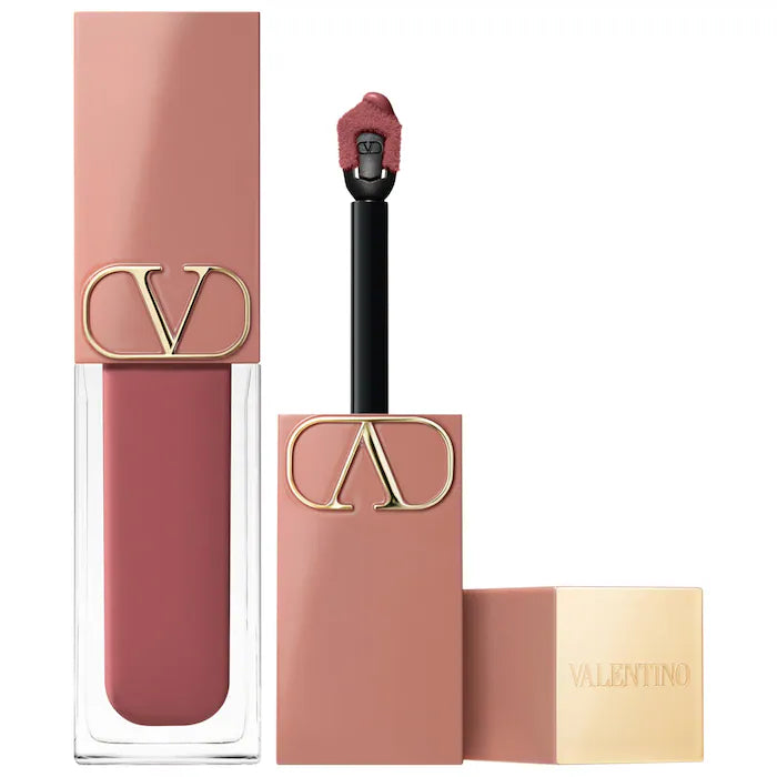Bajo Pedido - Valentino Beauty Liquirosso 2 in 1 Soft Matte Liquid Lipstick & Blush | Labial y Rubor Líquido Mate Multifuncional