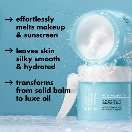 ELF Holy Hydration! Makeup Melting Cleansing Balm | Bálsamo Limpiador Facial