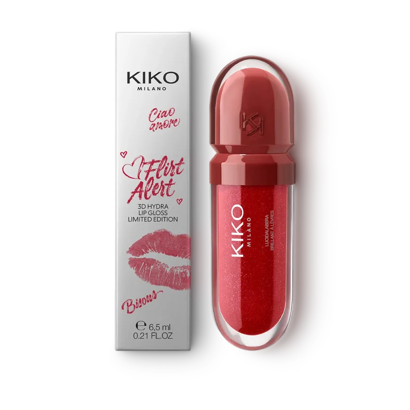 KIKO MILANO Flirt Alert 3D Hydra Lip Gloss Limited Edition | Brillo Labial