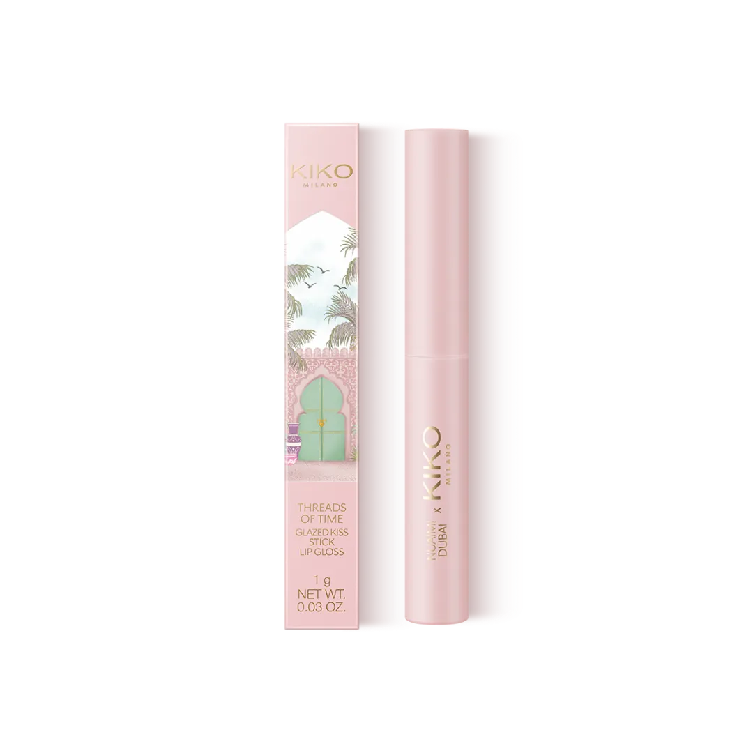 KIKO Milano Threads Of Time Glazed Kiss Stick Gloss – Gloss En Barra Híbrido Labial Y Brillo Edición Limitada