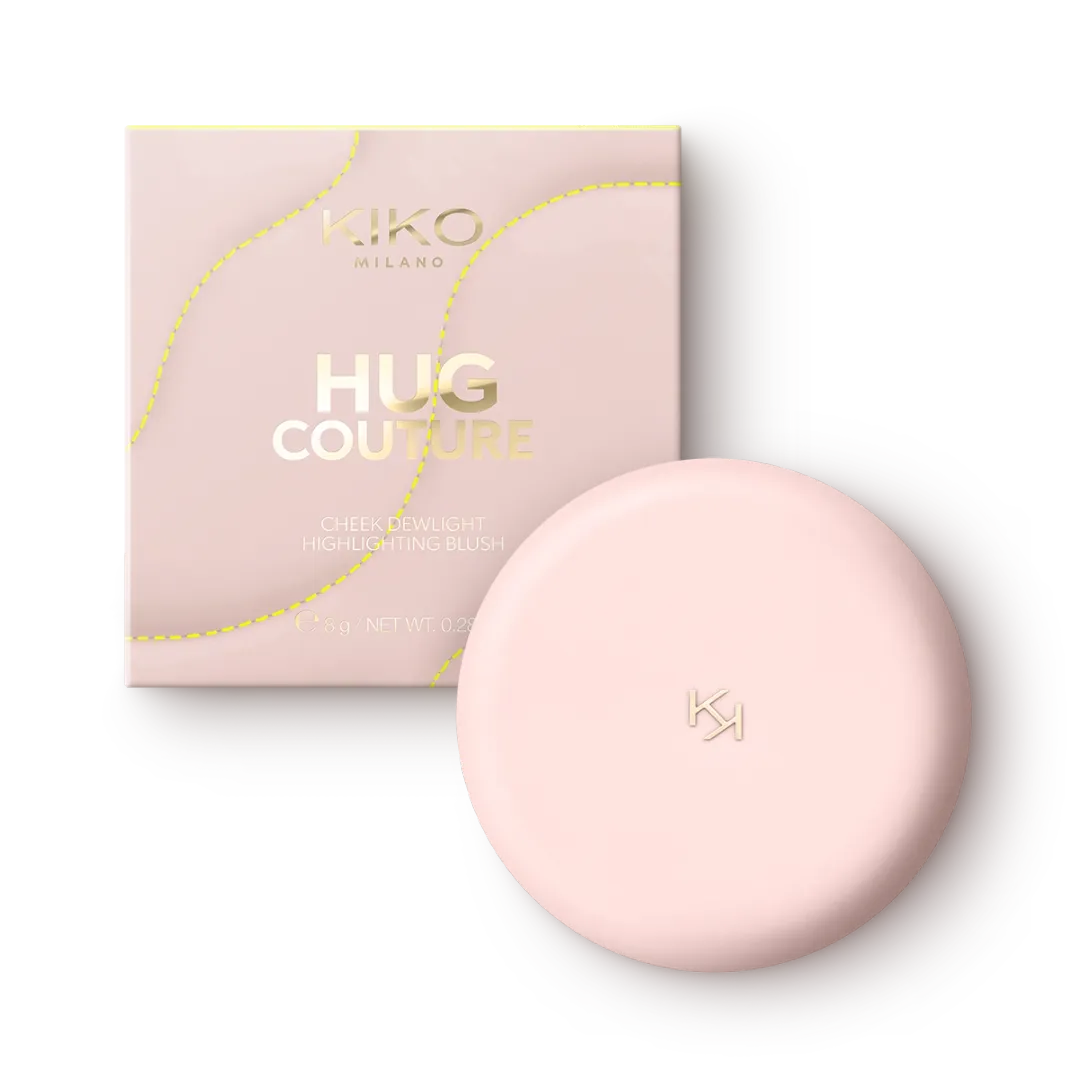 KIKO MILANO Hug Couture Cheek Dewlight Highlighting Iluminador Glow 02 Caramel Caress