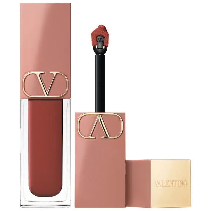 Bajo Pedido - Valentino Beauty Liquirosso 2 in 1 Soft Matte Liquid Lipstick & Blush | Labial y Rubor Líquido Mate Multifuncional