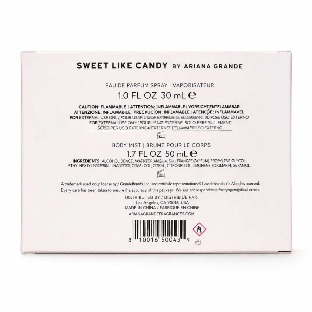Ariana Grande Sweet Like Candy Gift Set – Eau De Parfum 30 ml + Body Mist 50 ml