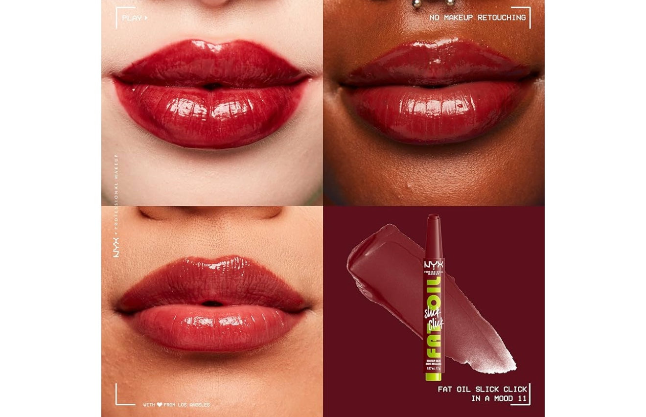 NYX PROFESSIONAL MAKEUP Fat Oil Slick Click, Bálsamo labial image 1
