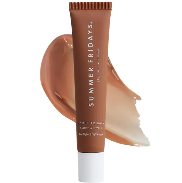 Summer Fridays Lip Butter Balm for Hydration &amp; Shine - ICED COFFEE image