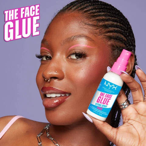 NYX The Face Glue – Spray Fijador de Maquillaje de Alta Fijación 60 ml