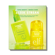 ELF Sleek Streak Shine Hair Care Kit Tamaño Viaje – Kit De 2 Pasos Anti-Frizz Y Aceite De Brillo