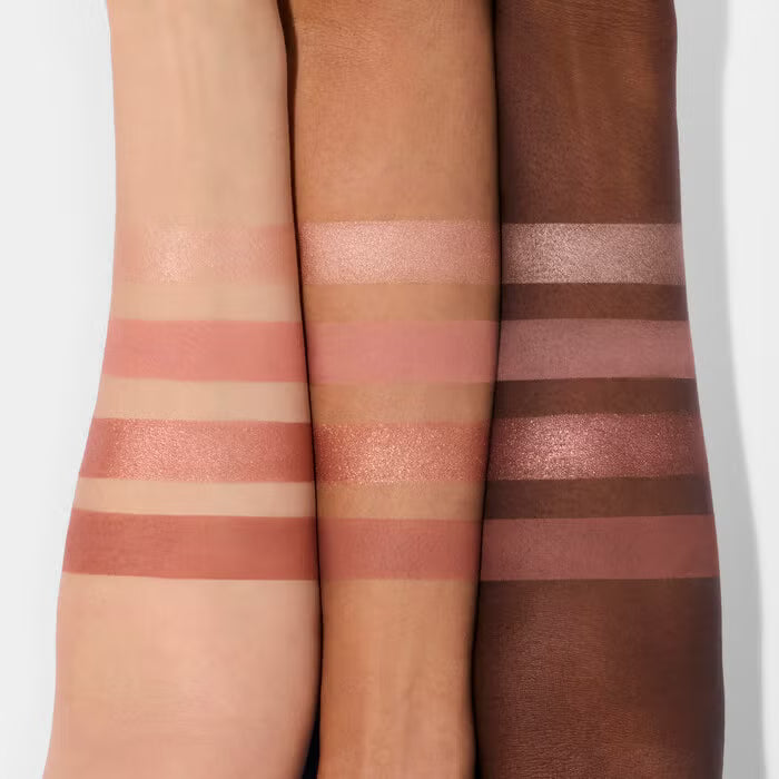 ELF Bite-Size Eyeshadow — Paleta Mini De Sombras Con 4 Tonos Pigmentados En Acabados Mate y Shimmer