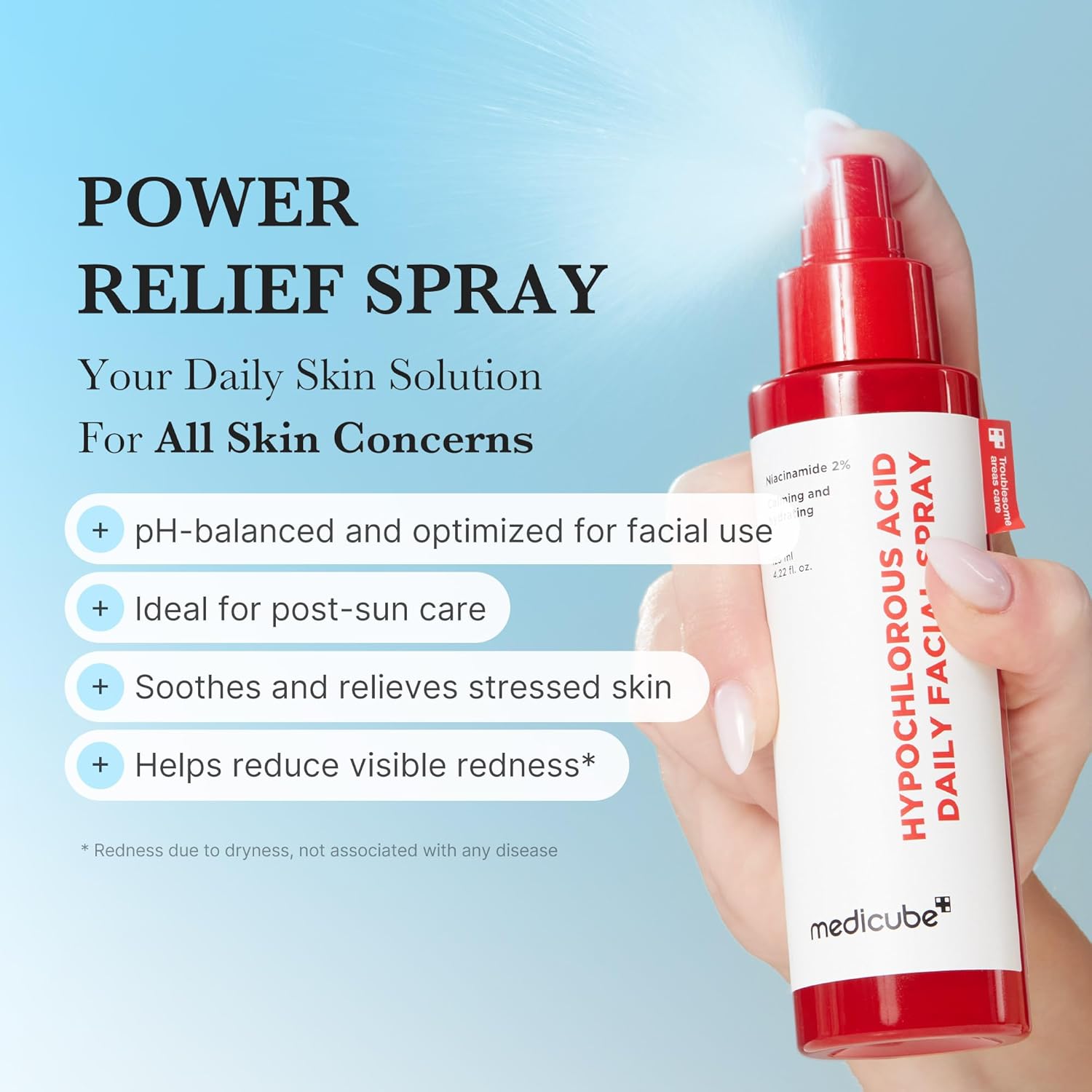 Medicube Hypochlorous Acid Daily Facial Spray Mini 50 ml | Bruma Facial