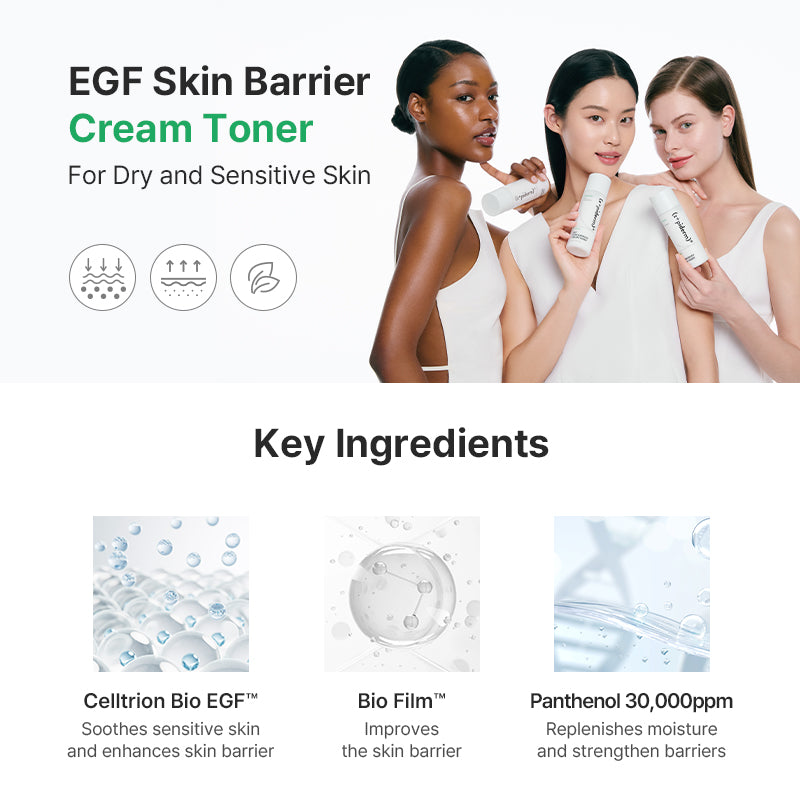 Zipiderm EGF Skin Barrier Cream Toner Tónico Hidratante Reparador De Barrera 150 ml | Tónico Facial