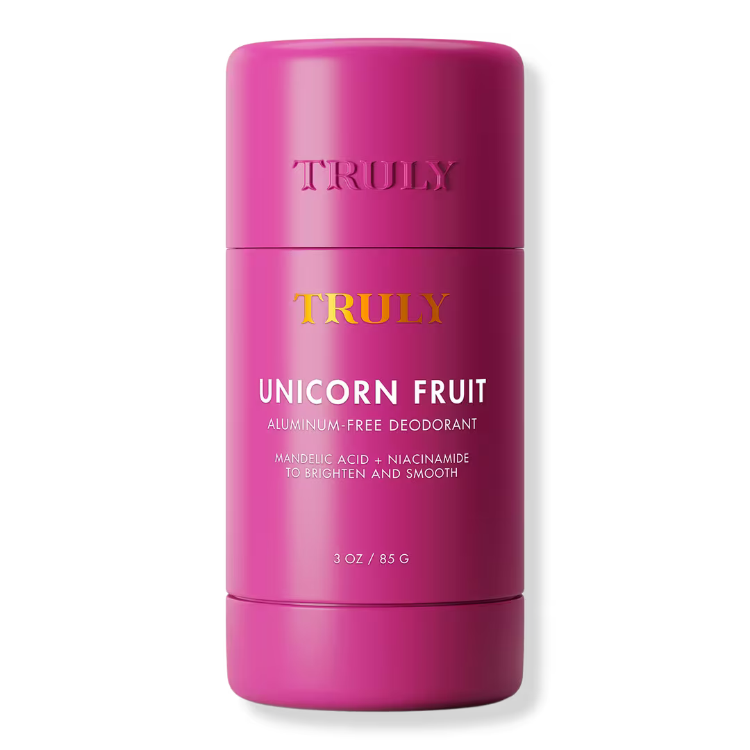TRULY Unicorn Fruit Skin Brightening Deodorant Desodorante Iluminador Para Axilas Con Ácido Mandélico y Niacinamida