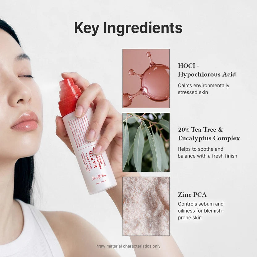 Dr. Althea Rapid Hypochlorous Acid Rescue Mist – Bruma Calmante Anti-Imperfecciones Con Árbol De Té 100 ML