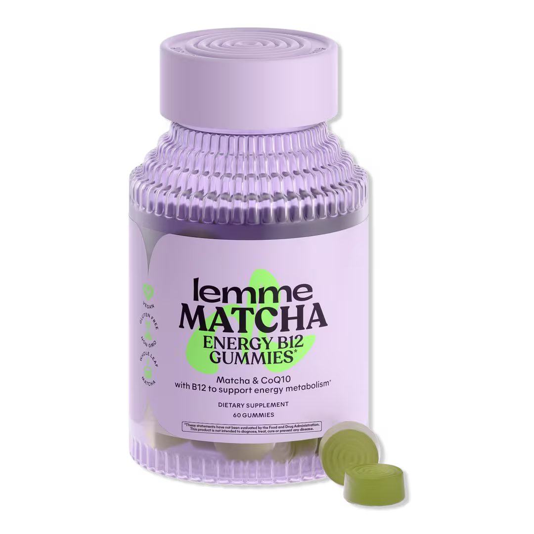 Lemme Matcha Energy B12 Gummies – Gomitas Energéticas con Matcha y Vitamina B12 60 unidades