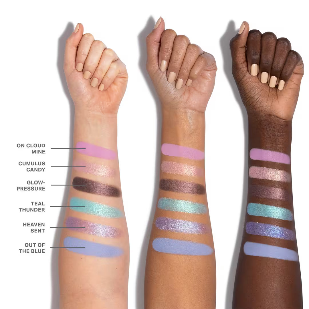 Morphe ChromaPlus 6-Pan Eyeshadow Palette – Paleta De 6 Sombras Mate, Shimmer Y Metálicas