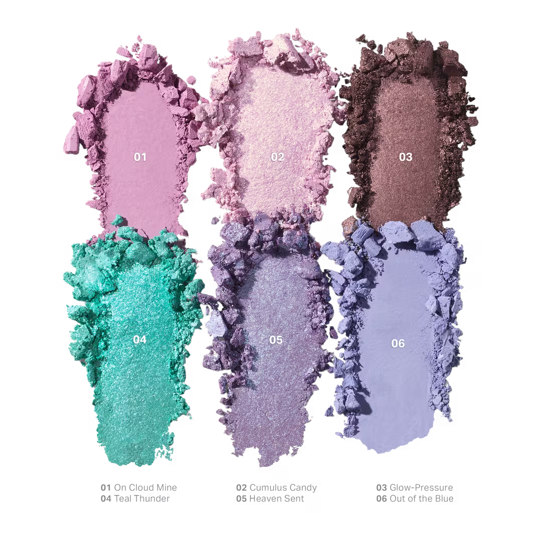 Morphe ChromaPlus 6-Pan Eyeshadow Palette – Paleta De 6 Sombras Mate, Shimmer Y Metálicas