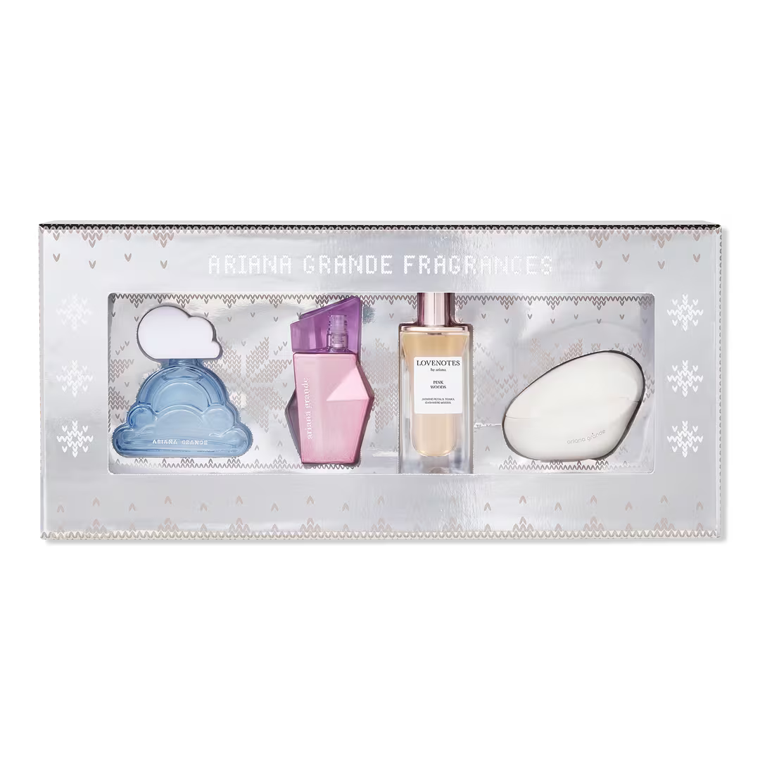 Ariana Grande Fragrance Holiday Gift Set — Set de Perfumes Miniatura