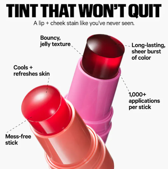 MILK MAKEUP Cooling Water Jelly Tint Lip + Cheek Blush Stain image 1