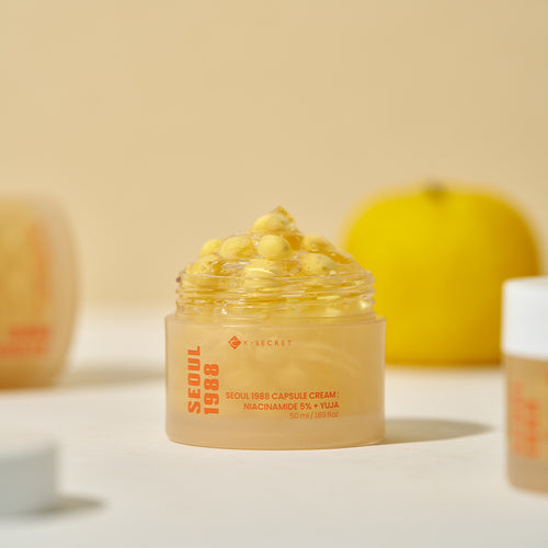Seoul 1988 Capsule Cream Niacinamide 5% + Yuja | Crema Iluminadora Y Antimanchas