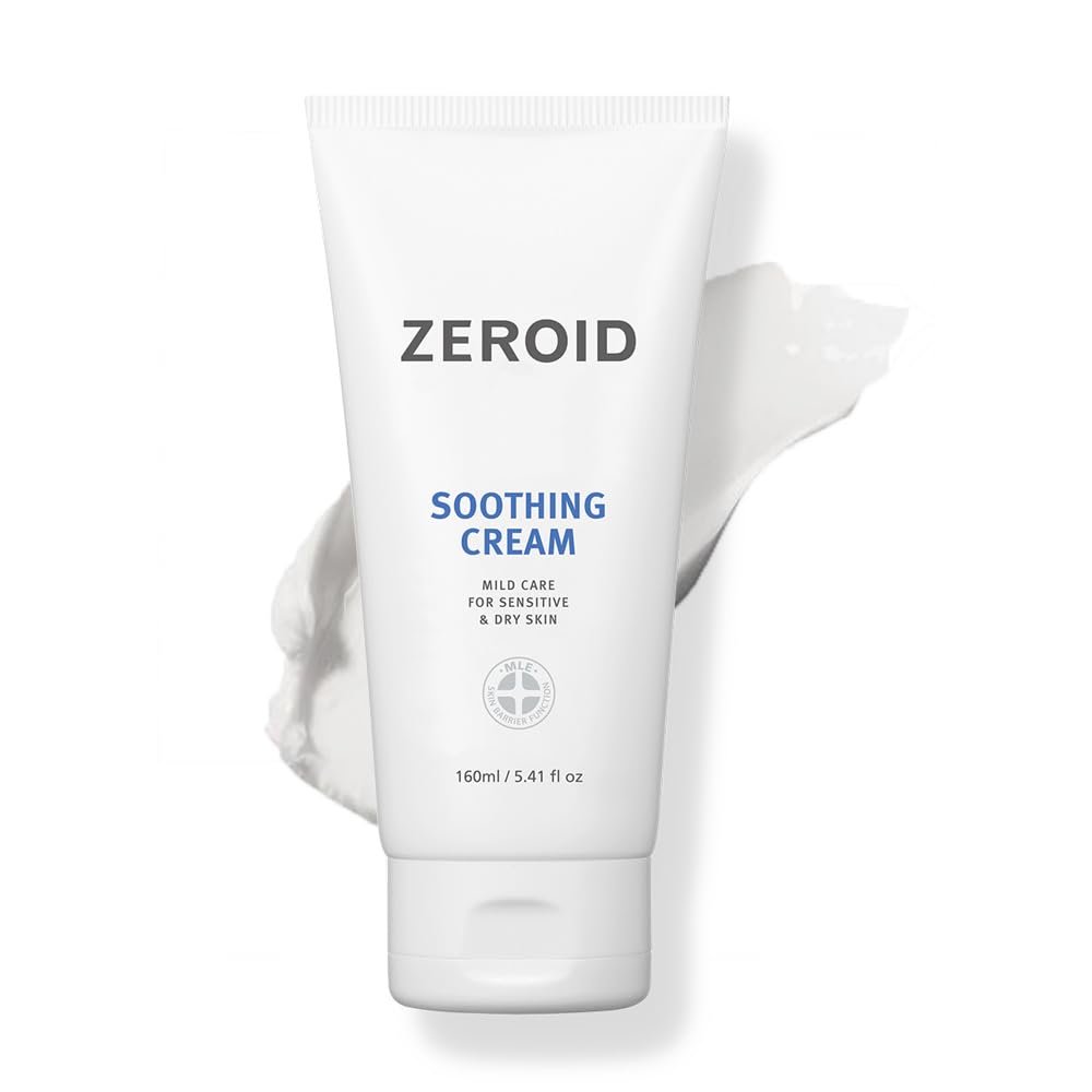 ZEROID Soothing Cream Crema Hidratante Facial Para Piel Sensible Reparadora De Barrera 160 ml | Crema Facial Calmante