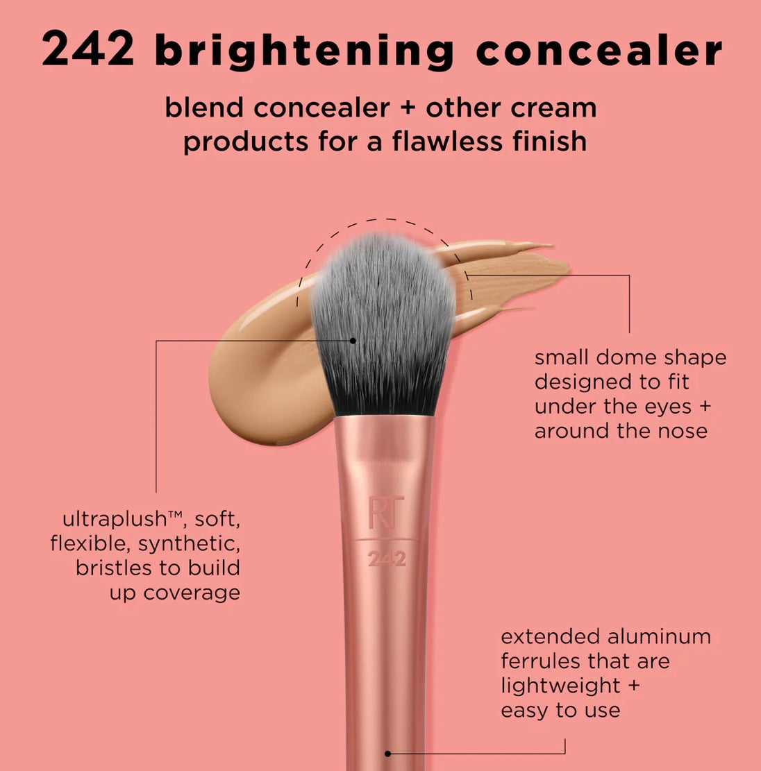 Real technique 242 concealer brush image 1