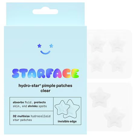 Starface Hydro-Star Clear – Parches Hidrocoloides Transparentes para Acné