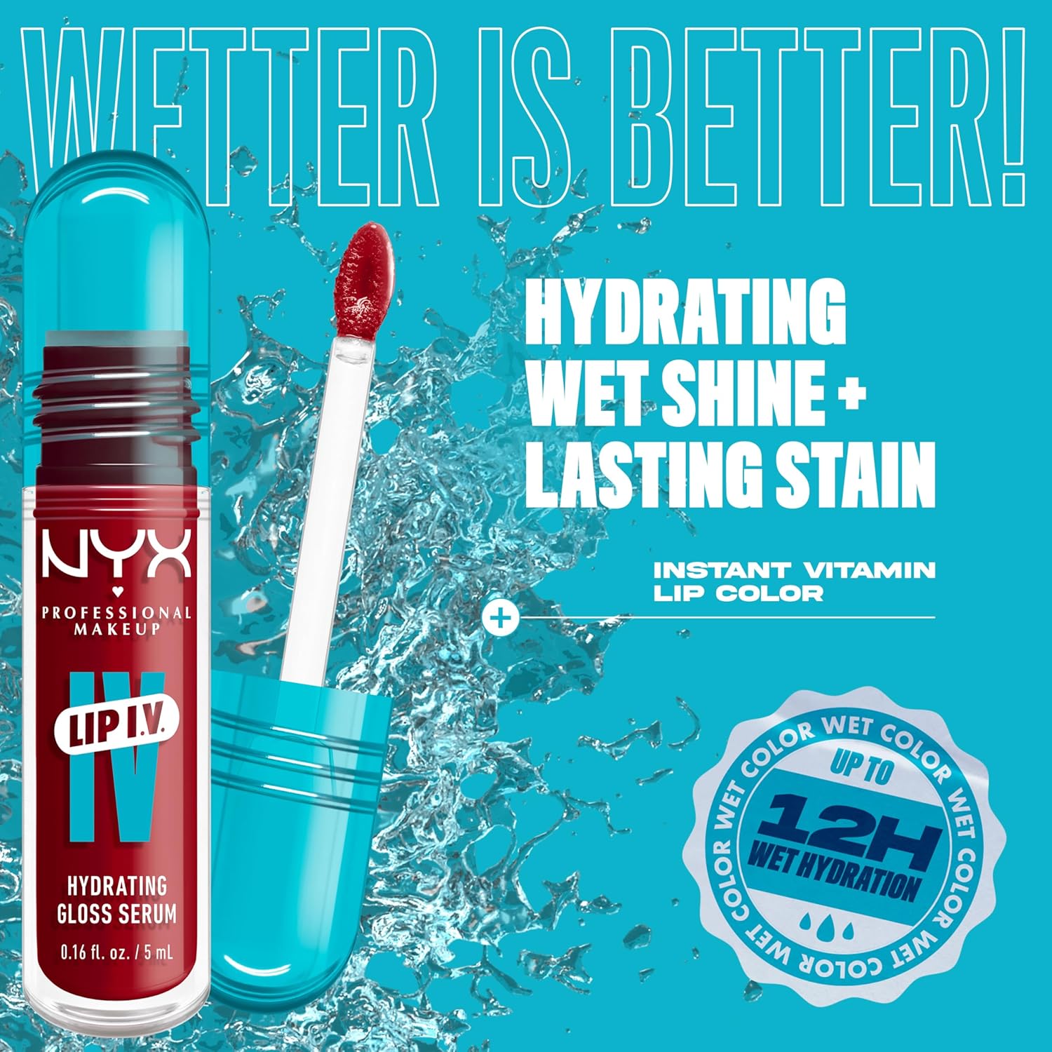 NYX PROFESSIONAL MAKEUP Lip IV - Gloss hidratante image 2