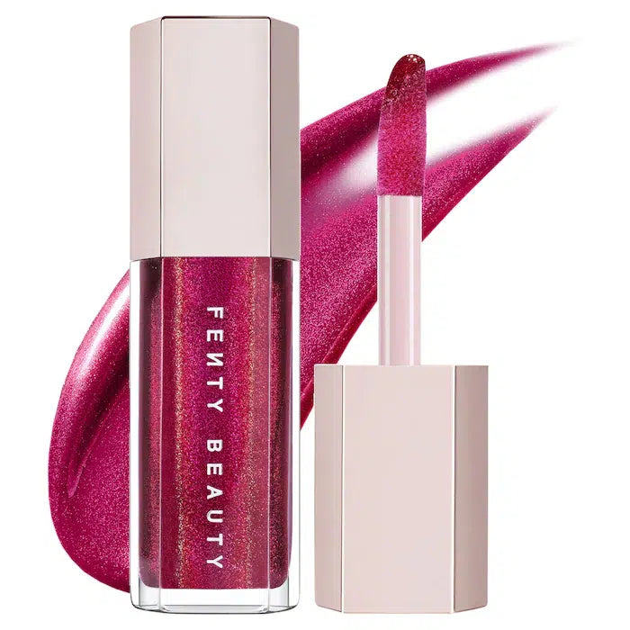 Fenty Beauty by Rihanna  Gloss Bomb Universal Lip Luminizer - Fuchsia Flex - shimmering holographic deep fuchsia image