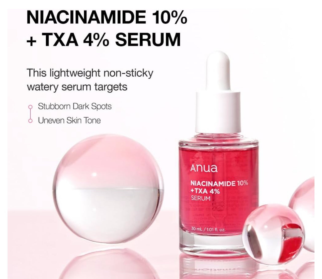 Anua 10% niacinamida+4% TXA image 1