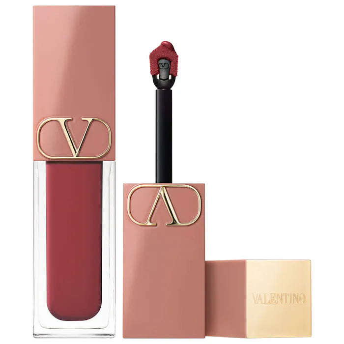 Bajo Pedido - Valentino Beauty Liquirosso 2 in 1 Soft Matte Liquid Lipstick & Blush | Labial y Rubor Líquido Mate Multifuncional