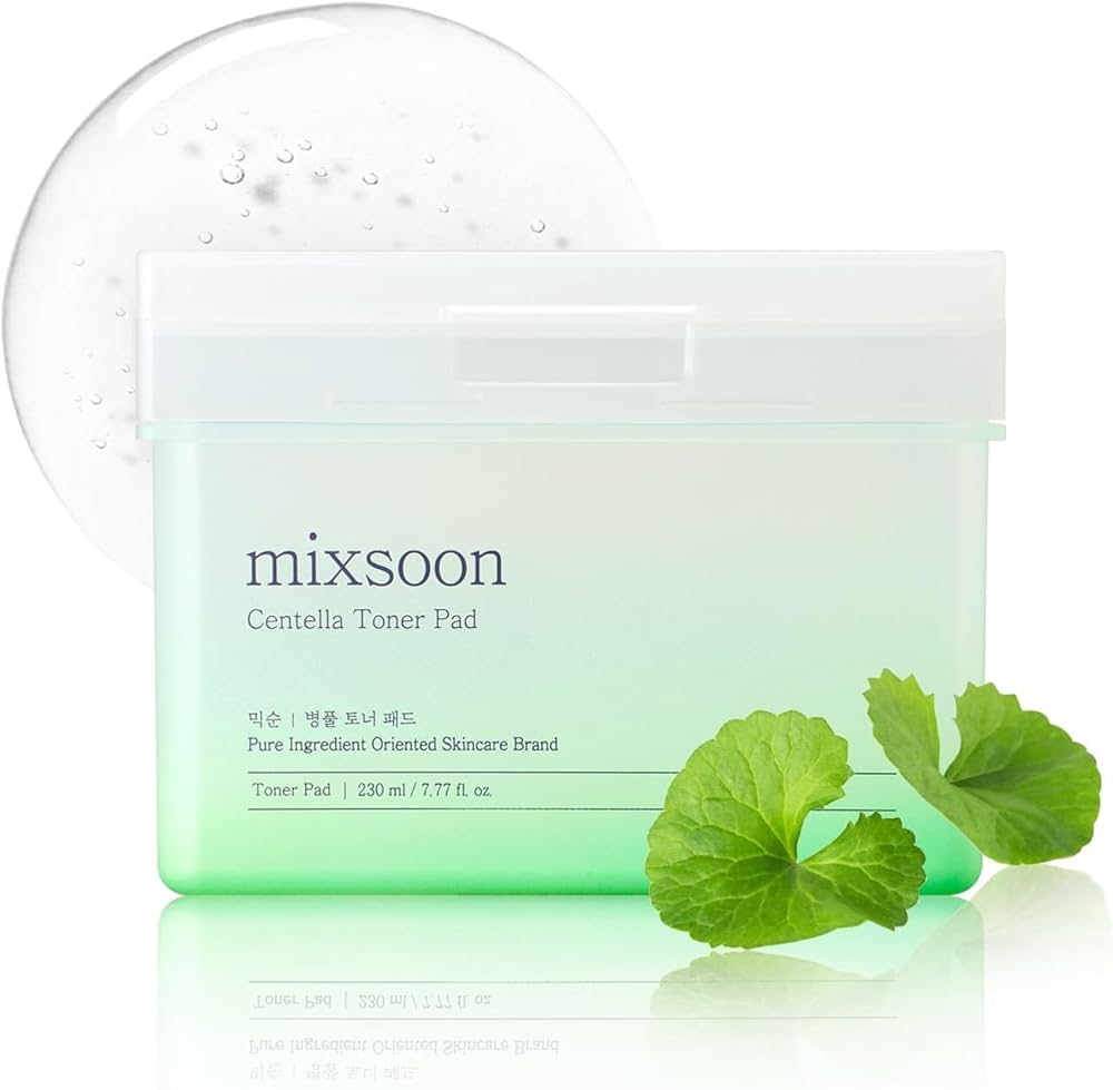 Mixsoon Centella Asiatica Pad – Almohadillas Calmantes con Extracto de Centella para Piel Sensible (70 pads)