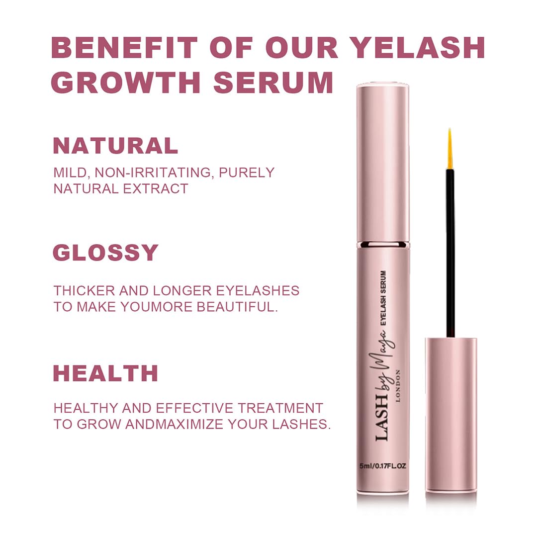 LASH By Maya Eyelash Growth Serum Suero Para El Crecimiento De Pestañas 5 ml