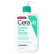 CeraVe Limpiador Facial Espumoso Foaming Facial Cleanser Para Piel Normal A Grasa 473 ml