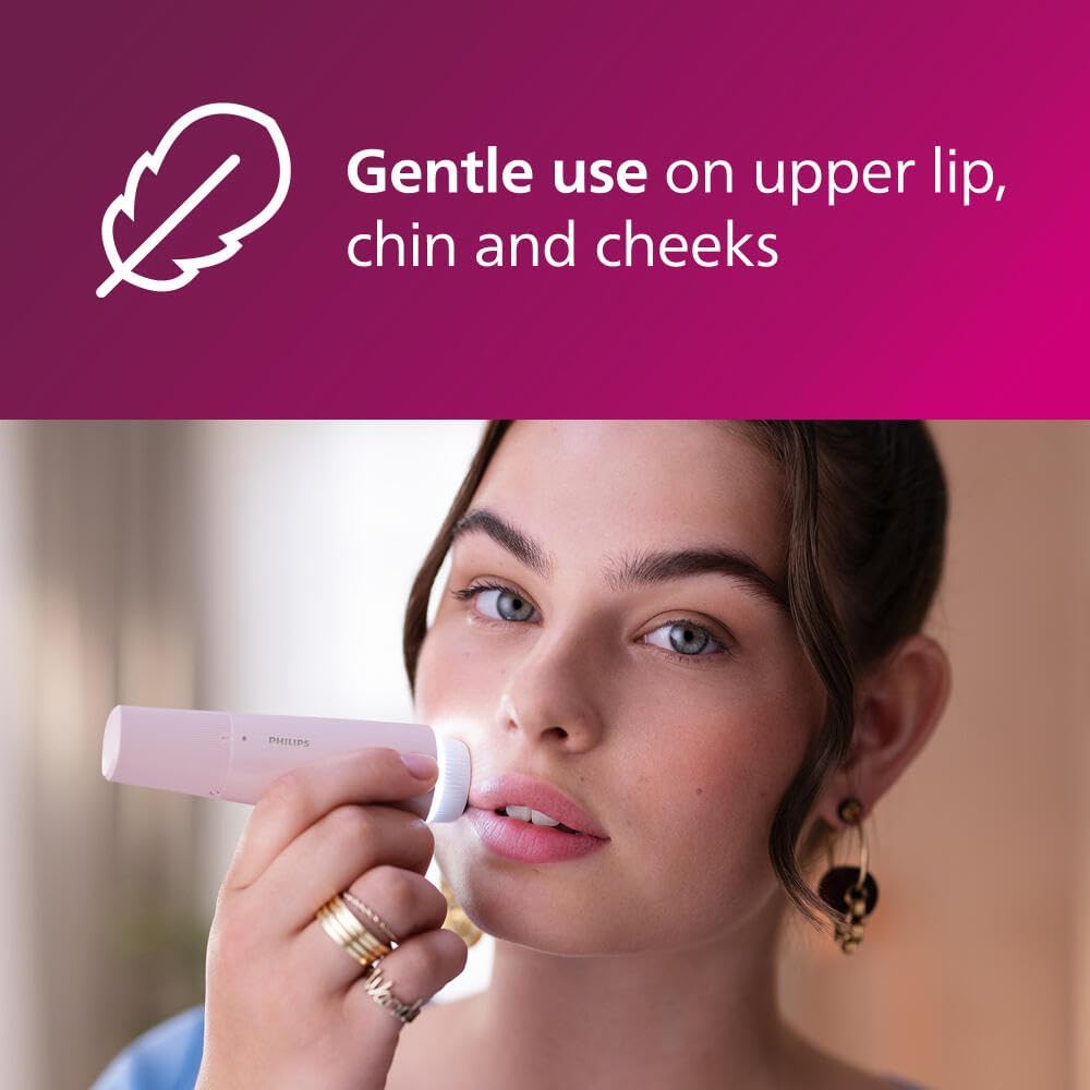 Philips Removedor De Vello Facial Serie 5000 | Depilación Suave Y Rápida Para Mujeres