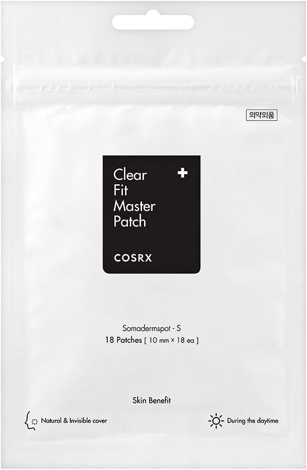 COSRX Clear Fit Master Patch Parches Para Acné Ultra Delgados 18 Piezas