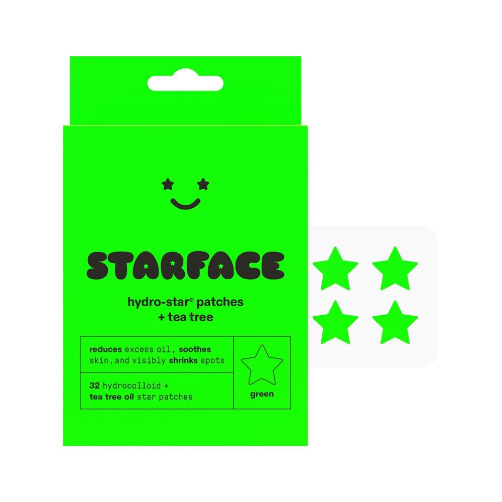 Starface Hydro-Star + Tea Tree – Parches Hidrocoloides con Árbol de Té para Acné