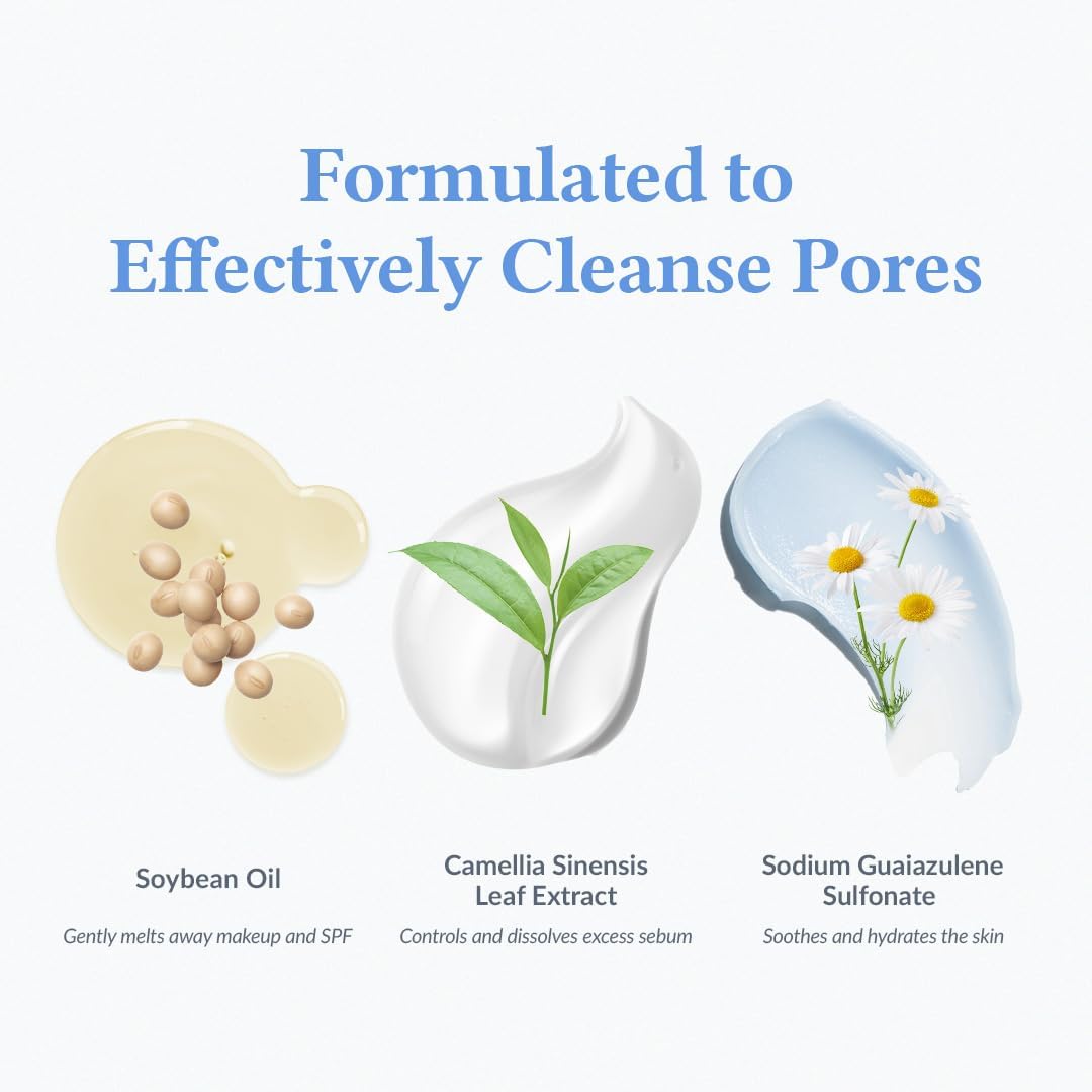 Dr.Althea Bálsamo Limpiador Pore Refresh Con Extracto De Té Verde | Desmaquillante Y Limpiador De Poros En Un Solo Paso