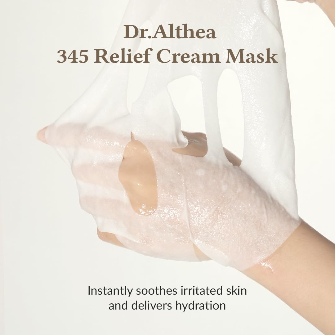 Dr. Althea 345 Relief Cream Mask — Mascarilla en Crema Calmante y Reparadora (4 Unidades)