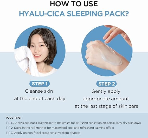 Skin 1004 Madagascar Centella Hyalu-Cica Sleeping Pack – Mascarilla Nocturna Hidratante y Calmante
