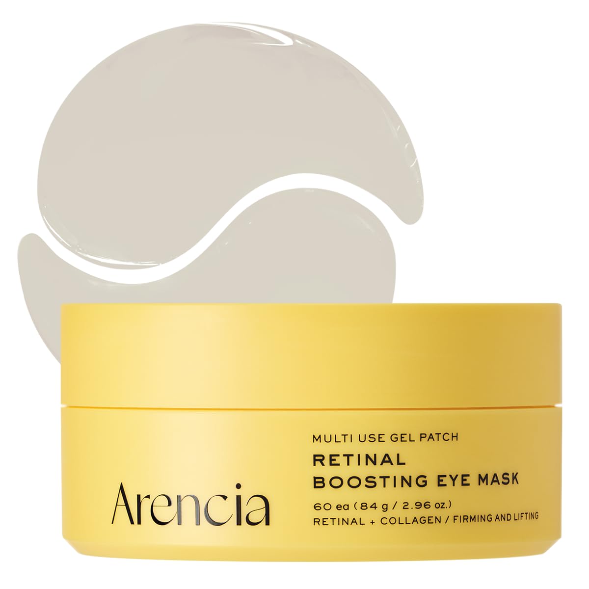 Arencia Retinal Boosting Eye Patch Parches Hidrogel Para Ojeras Y Líneas Finas 60 Piezas