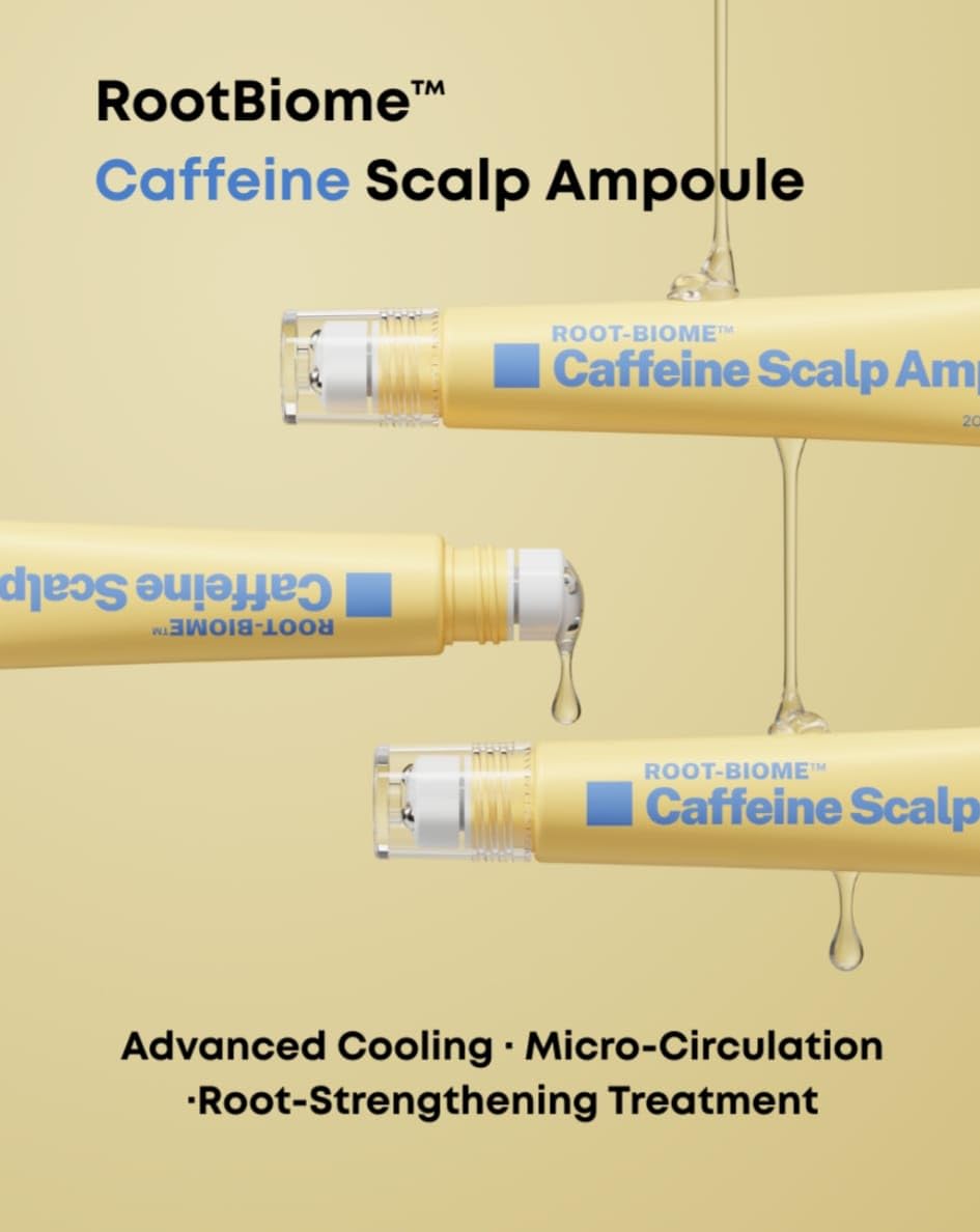 NINELESS Root-Biome™ Caffeine Scalp Ampoule Ampolla Para Cuero Cabelludo Con Cafeína 20 ML