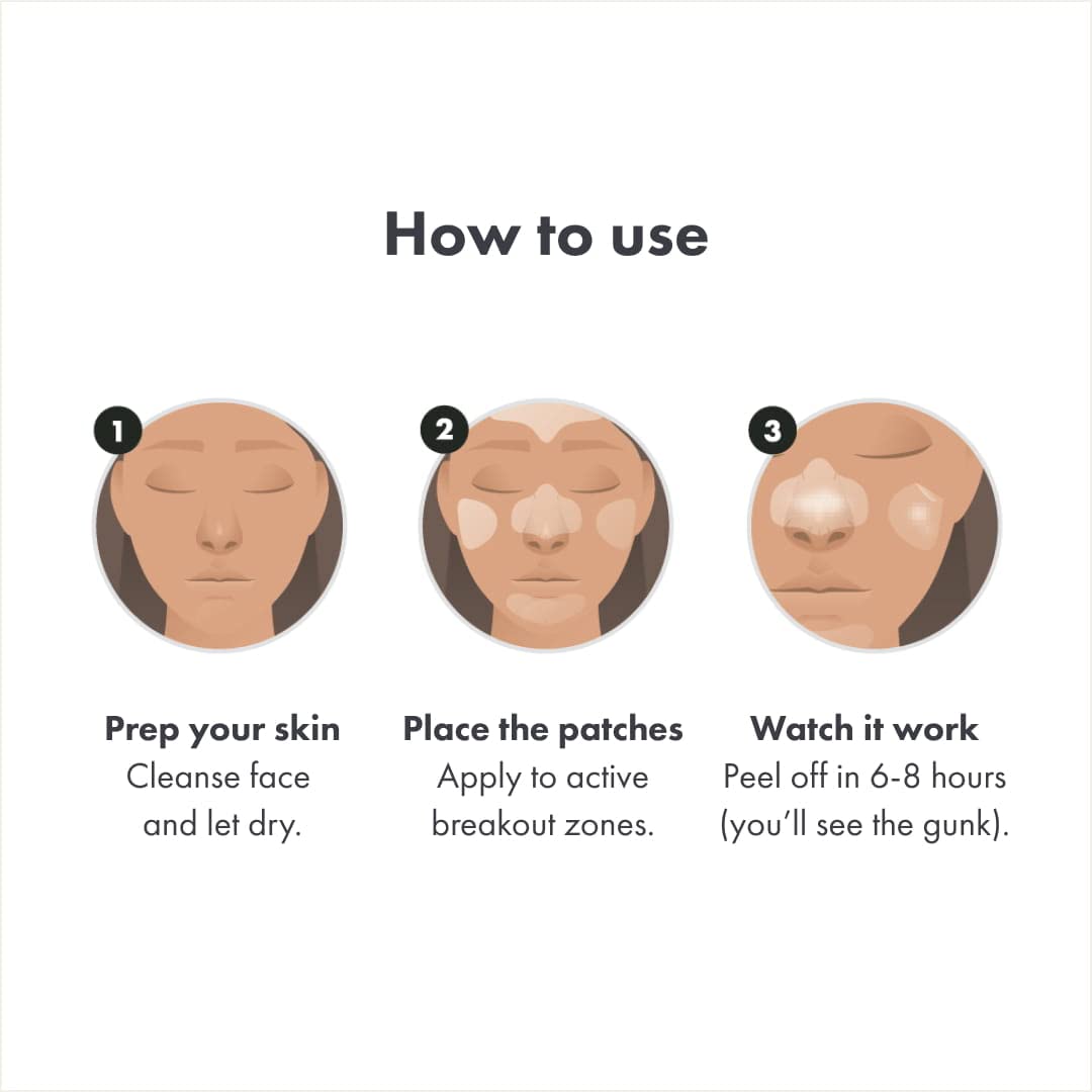 Mighty Patch Face de Hero Cosmetics - Máscara facial hidrocoloide XL para acné image 3