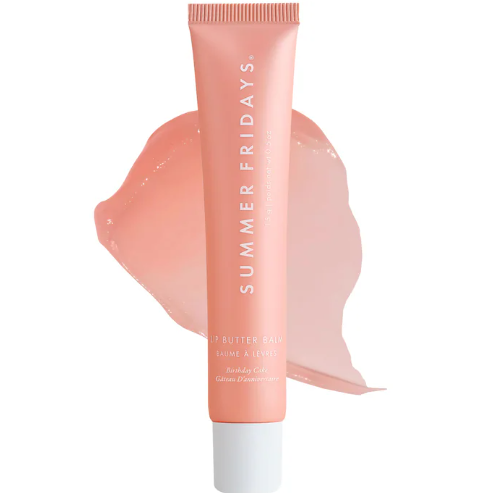 Summer Fridays Lip Butter Balm for Hydration &amp; Shine - BIRTHDAY CAKE image