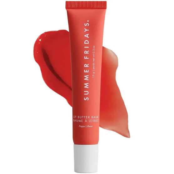 Summer Fridays Lip Butter Balm for Hydration &amp; Shine - POPPY image