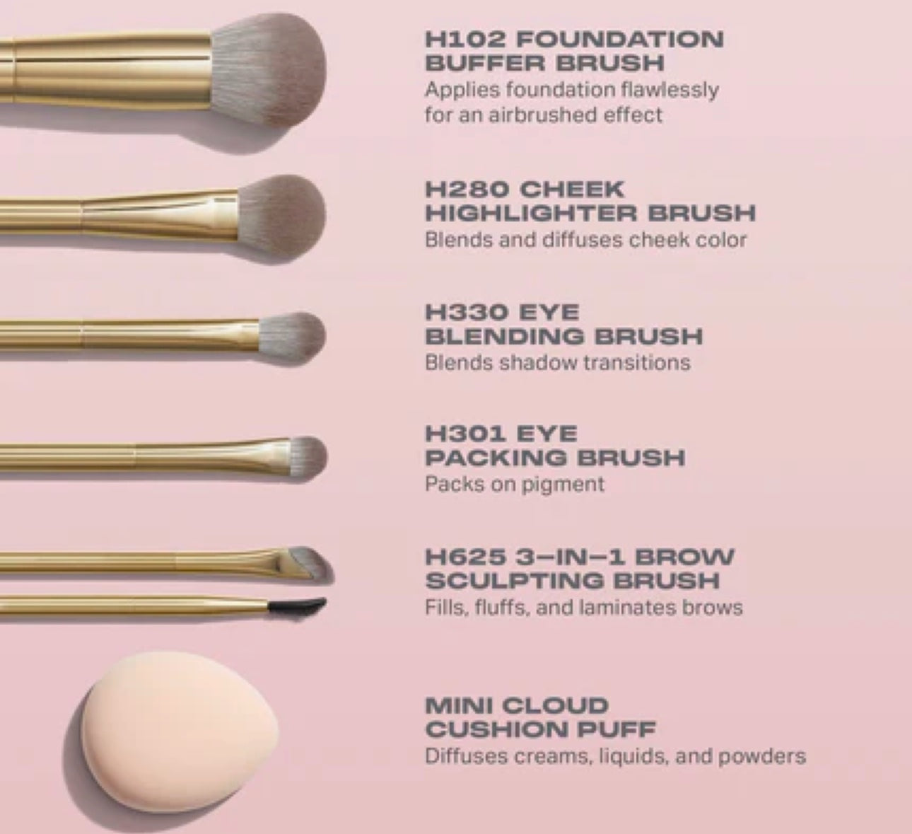 Morphe Compose Yourself 6-Piece Brush &amp; Tool Set image 1